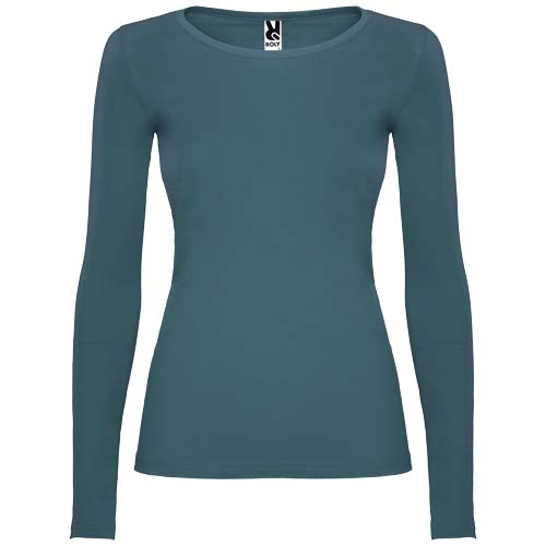 T-shirt promotionnel 160g manches longues femme Extreme Roly Bleu tempête